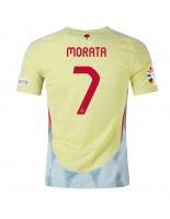 Spania Alvaro Morata #7 Bortedrakt EM 2024 Korte ermer